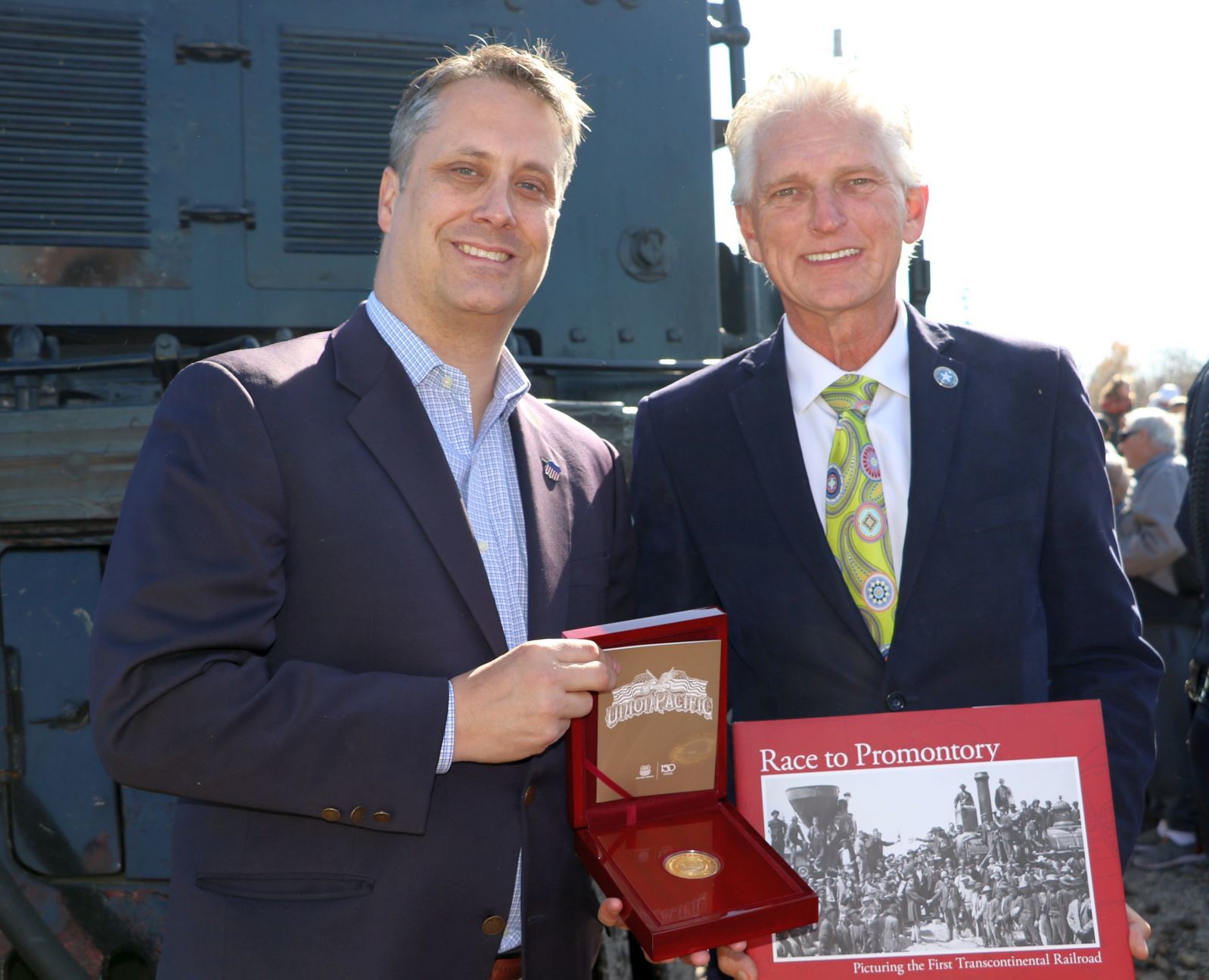 Wagoner welcomes Union Pacific's "Big Boy"